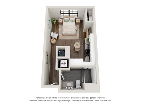 0B Floor Plan at Casa Marti, Tampa, Florida